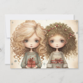 Difusión de la tarjeta navideña de feriado