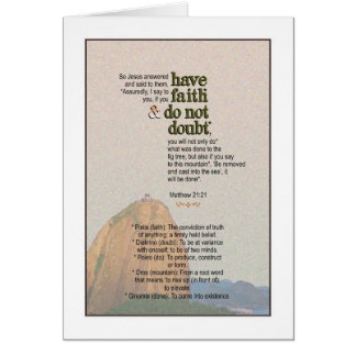 Diga a la montaña - 21:21 de Matthew