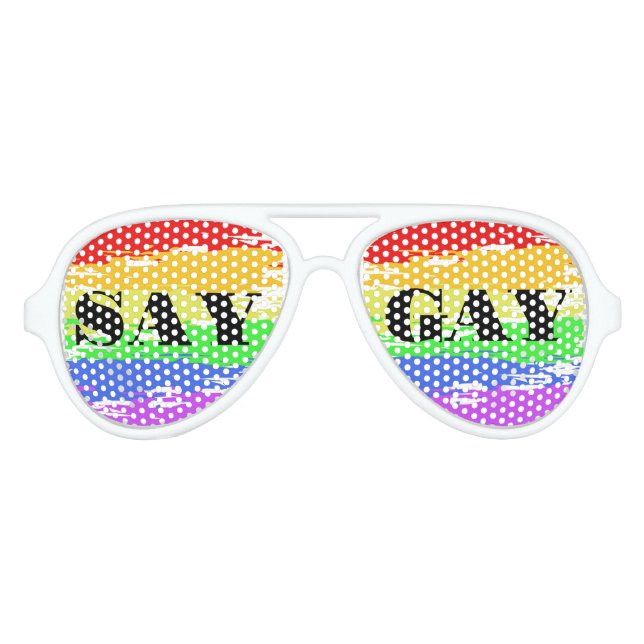 DIGA Gafas de sol Personalizado GAY (Anverso)