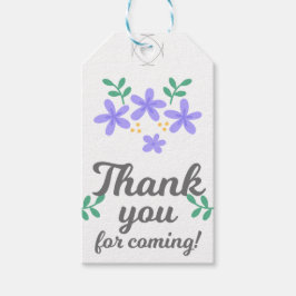 Diga 'Gracias' en estilo con etiqueta de regalo ún