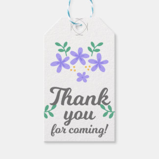 Diga 'Gracias' en estilo con etiqueta de regalo ún