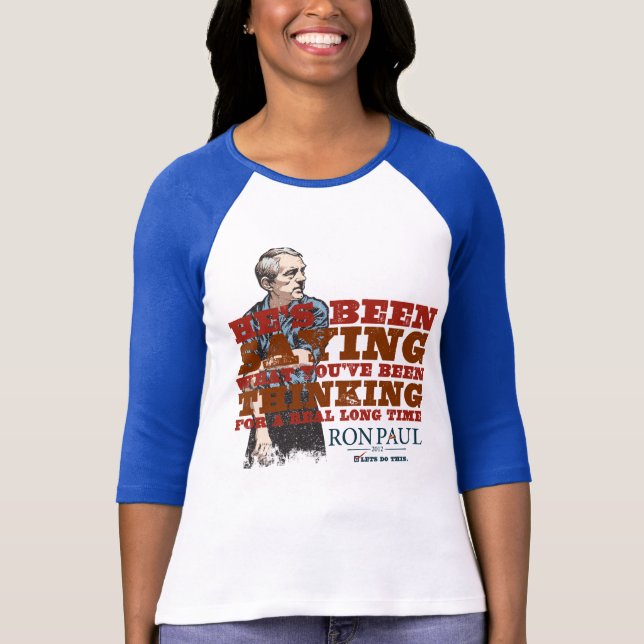 Diga lo que usted está pensando la camisa (Anverso)