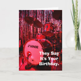 Diga que es su tarjeta de alcohólico de cumpleaños