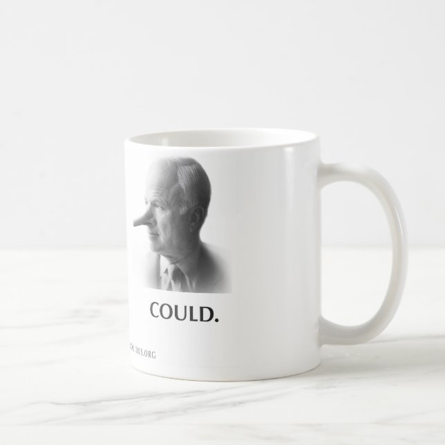 "Diga taza de una mentira" (Derecha)