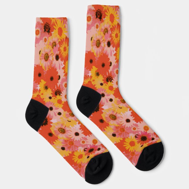 "Dígalo en Flores" Calcetines (Derecha)