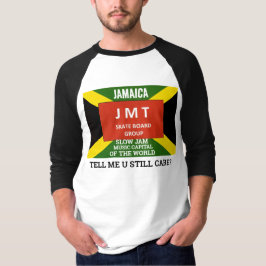 DÍGAME SI la camiseta básica de 3/4 Sleeve Raglan 