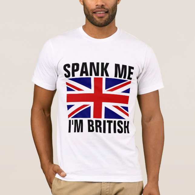 DIGAMOS QUE SOY Camisetas Graciosas BRITÁNICAS (Anverso)
