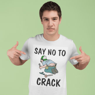 DIGAN NO A CRACK, Camiseta de plomo, Camisetas div