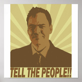 "¡Díganle a la gente!" Póster