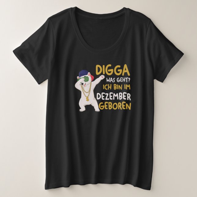 Digga Eisbär Geburtstag Dezember   (Anverso del diseño)
