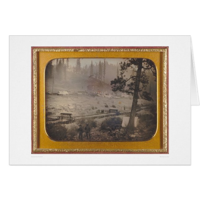 Diggings en el grisáceo plano, EL Dorado Co. (Anverso (Horizontal))