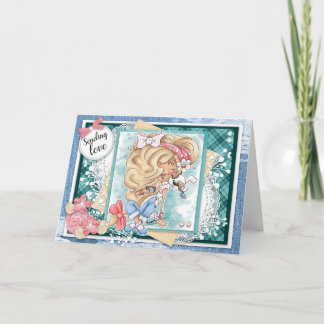 Digi Doodles envía tarjeta de felicitación de amor