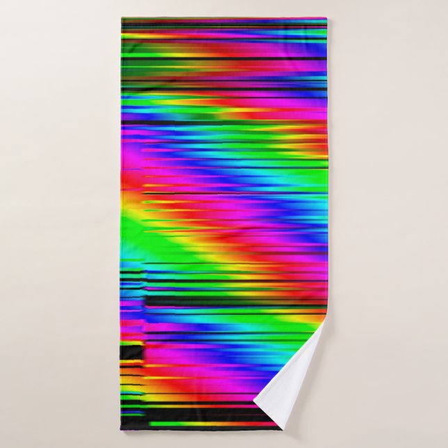 Digital effects. Multicolor abstract background. C (Toalla de baño)