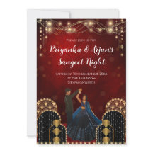 Digital Indian Sangeet invita invitaciones de Sang