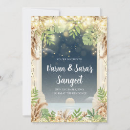Digital Sangeet invita a las invitaciones de Recep