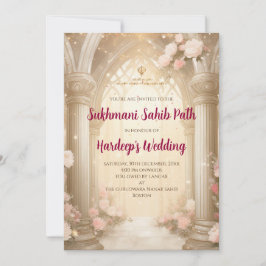 Digital Sukhmani Sahib Path invitación y Akhand Pa