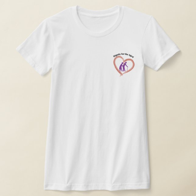 Dignidad para la camiseta anciana (Distribución)