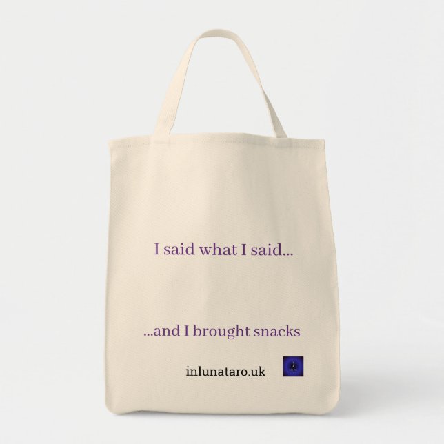 Dije lo que dije, traje snacks Bolsa de mano (Frente)