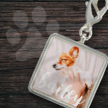 Dije Modern Playful Simple Elegant Chic Pet Photo<br><div class="desc">This simple and classic design is composed of serif typography and add a custom photo of your pet.</div>
