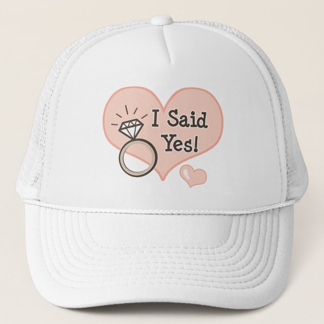 Dije sí el gorra de la novia del compromiso (Anverso)