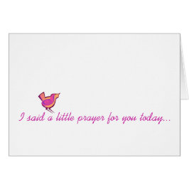 Dije un pequeño rezo…