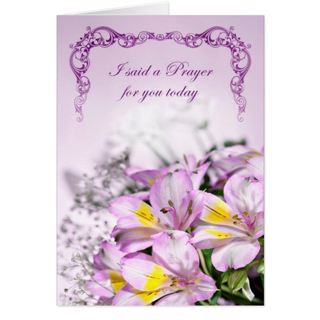 Dije una oración por ti con alirios de alstromeria (Frente)