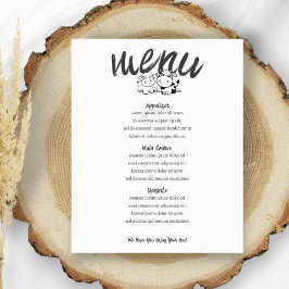 Dijimos Que Moo Personaliza El Menú Boda Temático 