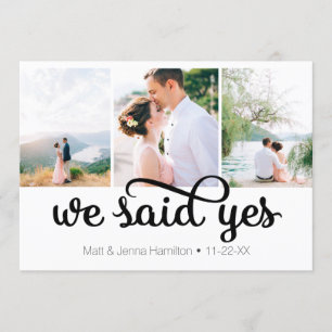 Dijimos Sí Boda Invitación