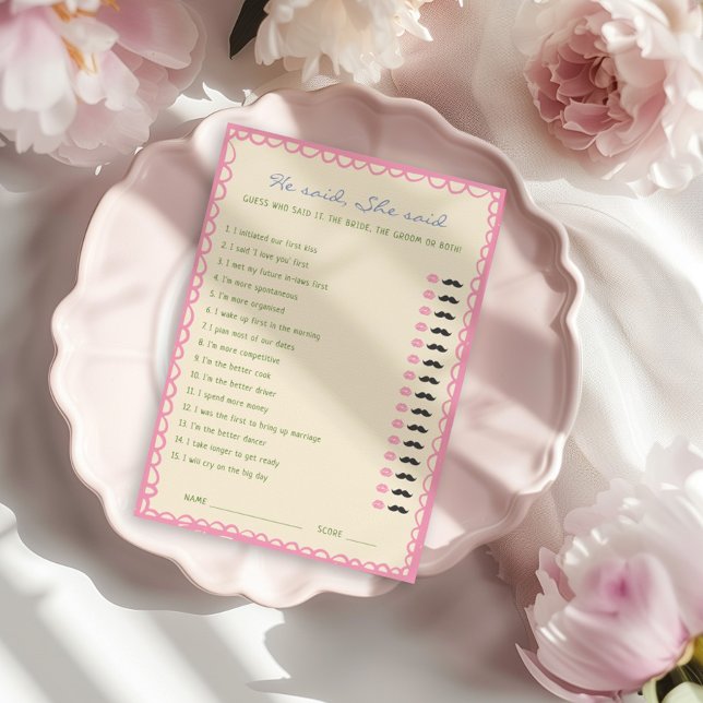 Dijo que dijo que la tarjeta de juegos de ducha de (Subido por el creador)