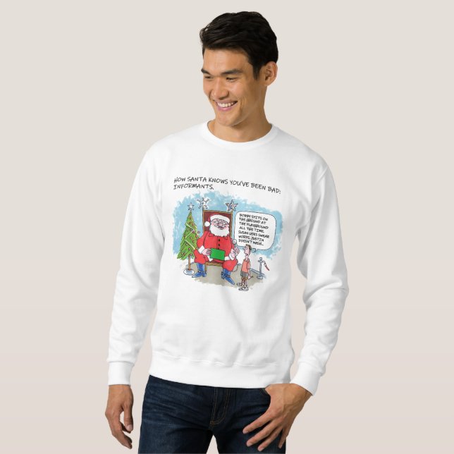 Dile a Santa sudadera (Anverso completo)