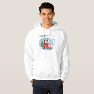 Dile a Santa sudadera encapuchada