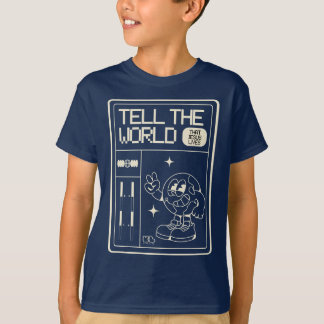 Dile al mundo la camiseta de KIDSLIFE