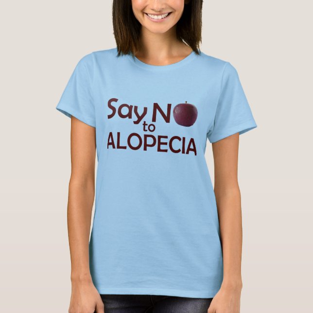 Dile no a la camiseta de Alopecia (Anverso)