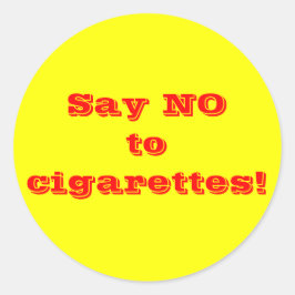 Dile no a los cigarrillos - Pegatina