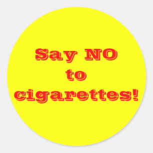 Dile no a los cigarrillos - Pegatina