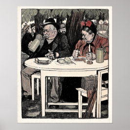 Dilema - Impresión de arte alemán vintage