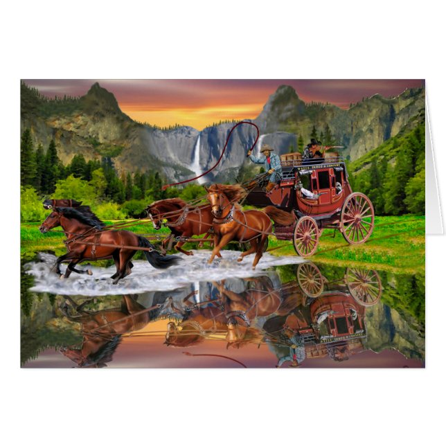 DILIGENCIA DE WELLS FARGO (Anverso (Horizontal))