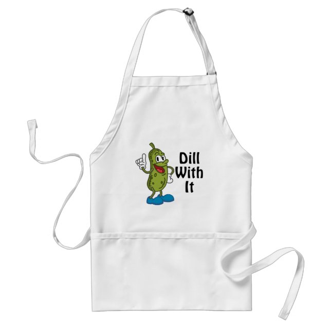 Dill With It - Delantal de Pun de Pepino (Frente)