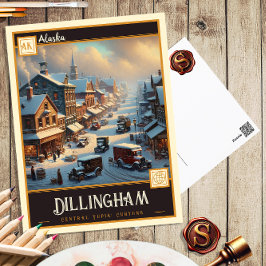 Dillingham, Alaska | Postal de época