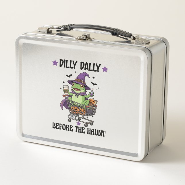 Dilly Dally Antes de Haunt Frog Compras de Hallowe (Anverso)