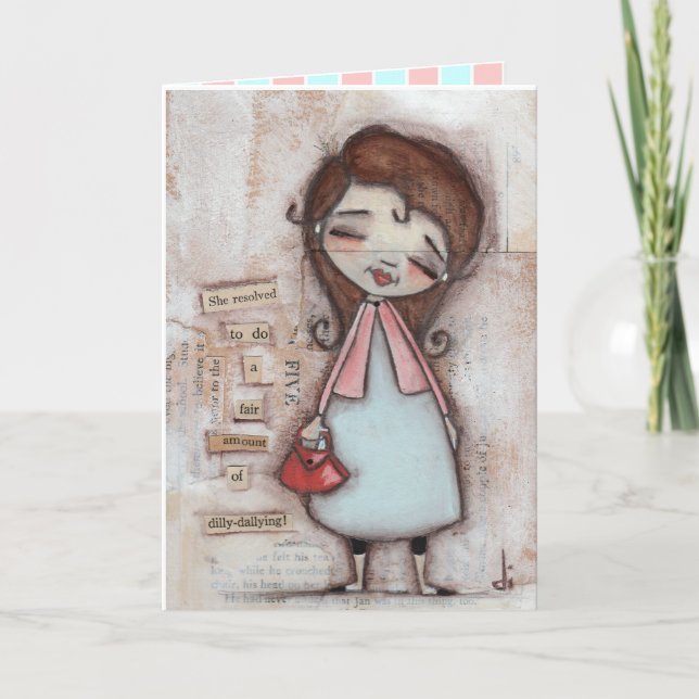 Dilly Dally - Tarjeta de cumpleaños (Anverso)