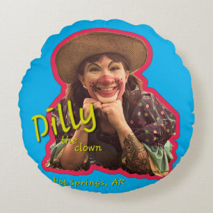 Dilly la almohada redonda de payaso