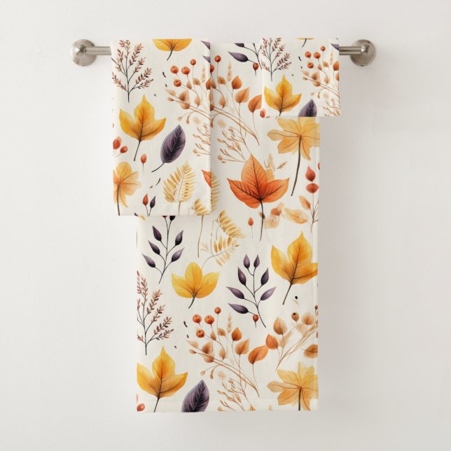 Dilo con hojas de otoño 2 - (In situ)