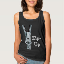 Dilo con su camiseta Zip-Up Gray de Zazz_it