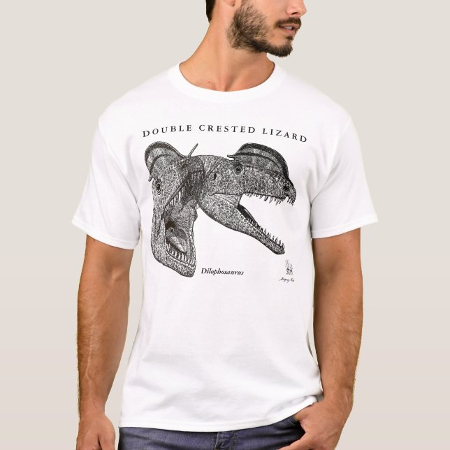 Dilophosaurus Gregory Paul de la camisa del (Anverso)