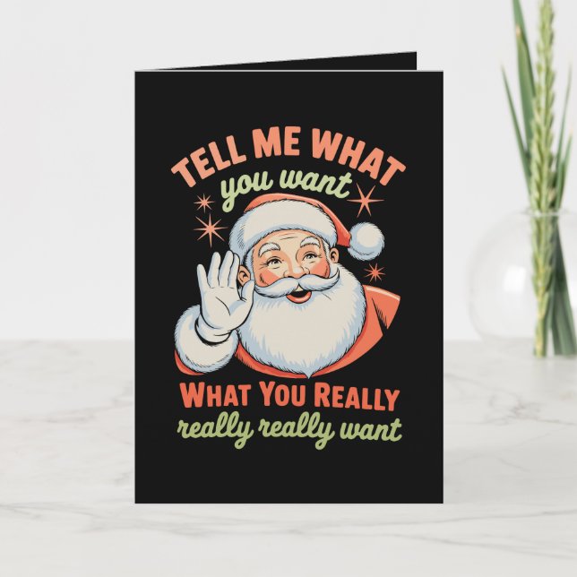 Dime Lo Que Quieres De Verdad Navidad Xmas (Anverso)
