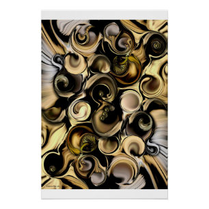 "Dimensión Vs Forma" Poster brillante