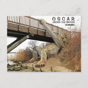 ¡Dinamarca, Oscar bajo la postal puente!