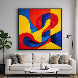 Dinamismo - Estilo abstracto Arte de colores prima