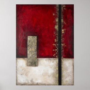 Dinastía - Arte abstracto rojo